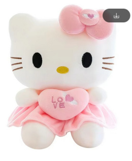 HELLO KITTY KOT MASKOTKA PLUSZOWA PLUSZ 25CM