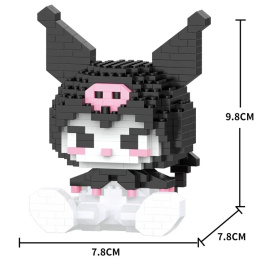 Klocki Hello Kitty Figurka Kuromi Duży Box