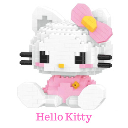Klocki Hello Kitty Figurka Kotek Duży Box
